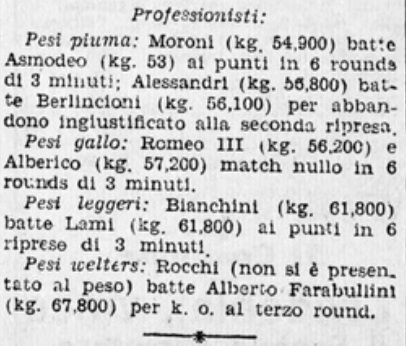 Verdetto Bianchini Vince Contro Lami