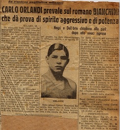 Orlandi Opposto All'olimpionico Bianchini