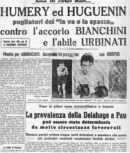 BIANCHINI Perde Contro HUMERY