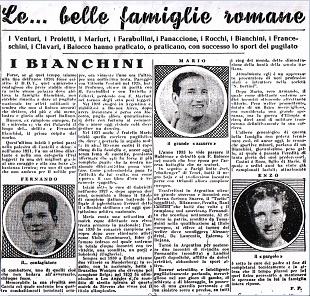 I Bianhcini Le Belle Famiglie Romane